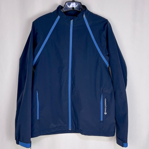 Vineyard Vines Convertible Jacket to Vest Performance Wear Size Medium in Navy - Picture 1 of 16